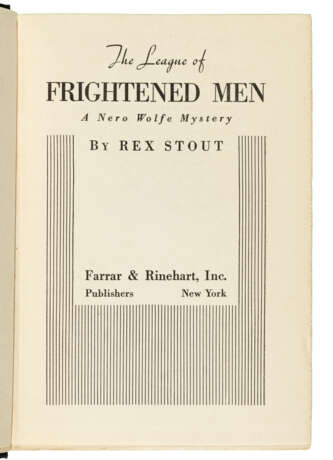The League of Frightened Men - photo 2