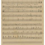 Autograph music manuscript for 40 bars from a song, untitled but possibly from the 1938 Broadway musical comedy You Never Know - Foto 1