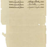 Autograph music manuscript for Juan Tizol’s Perdido, together with Duke Ellington’s first sketch arrangement for the song, 1941 - photo 5