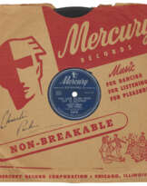 A collection of seventeen 78 rpm singles signed by the artists, 1924-1950, originally acquired by photographer and autograph collector Nat Singerman