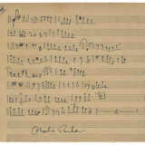 Two autograph music manuscripts of trumpet parts for the songs Swedish Schnapps and Back Home Blues, used during recording of the album Swedish Schnapps, 1951 - photo 2