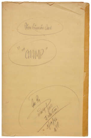 Autograph manuscript for Quincy Jones’ arrangement of the Dizzy Gillespie composition The Champ for the 15-piece band that Gillespie toured to South America in 1956 - photo 2