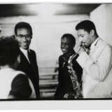 Max Roach, Miles Davis and Sonny Rollins, Backstage at Music Inn, Lenox, Massachusetts, August 1956 - фото 1