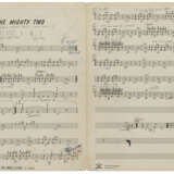 A collection of manuscript scores used during recording of Louie Bellson and Gene Krupa’s rudimental drum instruction album The Mighty Two, 1963 - фото 2