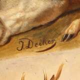 DEIKER, JOHANNES CHRISTIAN (Wetzlar 1822-1895 Düsseldorf), "Damwildstudie", - photo 4