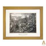 Grande gravure du 19&egrave;me si&egrave;cle - une sc&egrave;ne de bataille. Bronze wood Неоренессанс 19th century г. - фото 3