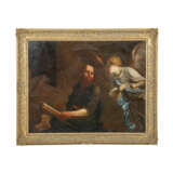 DEUTSCHER MALER DES 18. Jahrhundert, "Engel mit Gelehrten", - Foto 2
