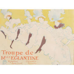 TOULOUSE-LAUTREC, HENRI de (1864.1901), "La Troupe de Mademoiselle Eglantine", 1896,