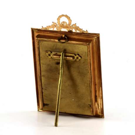 Cadre photo en bronze dore style neoampire. Gilded bronze brass Néo-classicisme At the turn of 19th -20th century - photo 3