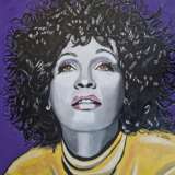 Whitney Houston Leinwand Acrylfarbe Realismus Porträt Österreich 2023 - Foto 1
