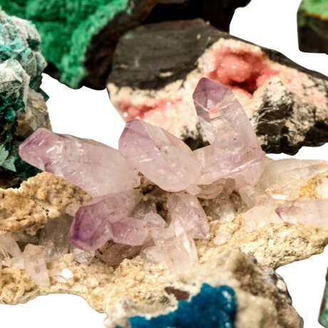 SAMMLUNG Mineralien, Farbsteine und Fossilien - photo 4