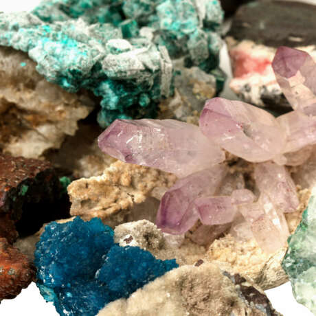 SAMMLUNG Mineralien, Farbsteine und Fossilien - photo 5