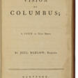 The Vision of Columbus, Charles Pinckney's copy - Auktionsarchiv