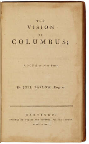 The Vision of Columbus, Charles Pinckney's copy - photo 1
