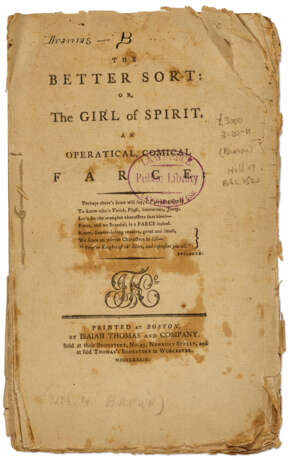 The Better Sort: or, The Girl of Spirit. An Operatical, Comical Farce. - Foto 1