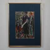 A.Zardinsh. Sc&egrave;ne dans la rue. 1935-1937. Watercolor and gouache 20th century г. - фото 1