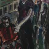 A.Zardinsh. Sc&egrave;ne dans la rue. 1935-1937. Watercolor and gouache 20th century - photo 2