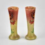 Paire de vases en verre Art Nouveau. Verre Early 20th century - photo 2