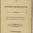 Memoirs of Stephen Burroughs - Auktionsarchiv