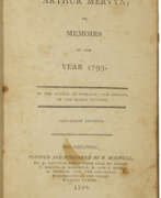 Charles Brockden Brown. Arthur Mervyn; or Memoirs of the Year 1793