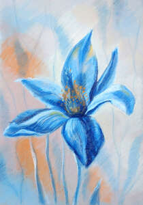 Blue flower