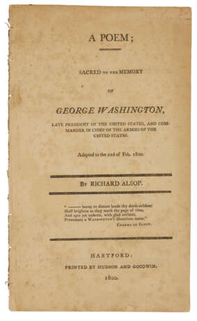 A Poem; Sacred to the Memory of George Washington - photo 1