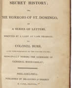 Leonora Sansay. Secret History; or, The Horrors of St. Domingo
