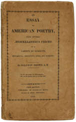 An Essay on American Poetry