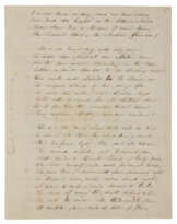 Part of the mansucript for his poem