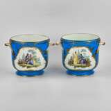Une paire de cache-pots de S&egrave;vres Porzellan Klassizismus 18th century - Foto 1