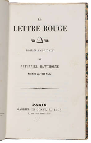 La Lettre rouge and Trois contes d'Hauthorne - фото 1