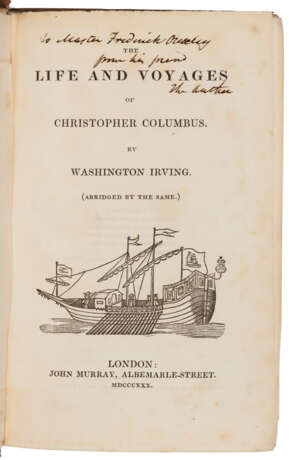 Voyages of Columbus, inscribed - photo 2