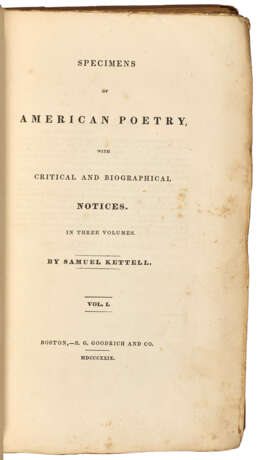 Kettell`s Specimens of American Poetry - photo 3