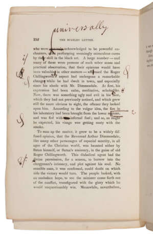 The Scarlet Letter corrected page proofs - фото 5