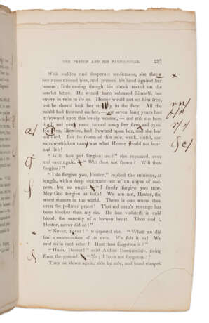 The Scarlet Letter corrected page proofs - фото 9