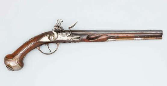 Lange Steinschloss-Pistole von Jean Hicnar aus Leeuwarden/Niederlande um 1720 - Foto 1