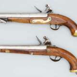 Großbritannien, zwei militärische Steinschlosspistolen 18./19.Jahrhundert - Foto 2
