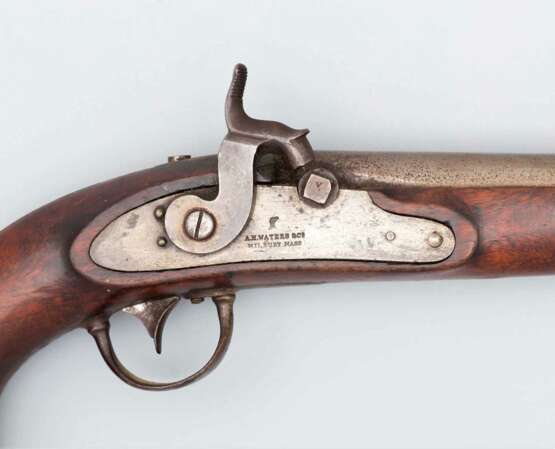 USA, Armee Perkussionspistole M 1836 mit angelenktem Ladestock - photo 2