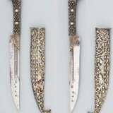 Silbernes Yataganmesser mit Scheide, osmanisch 19.Jahrhundert - Foto 1