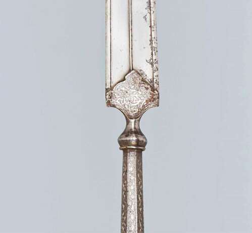 Silbertauschierte Lanzenspitze indopersisch 19.Jahrhundert - photo 3