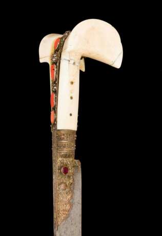 Yatagan mit silber- und goldtauschierter Klinge, osmanisch 19.Jahrhundert - фото 6
