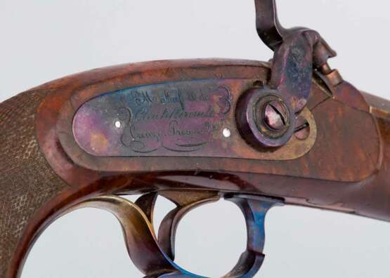 Französische Offizierspistole M 1833 1.Modell - ein Paar mit zwei Pistolen - photo 5
