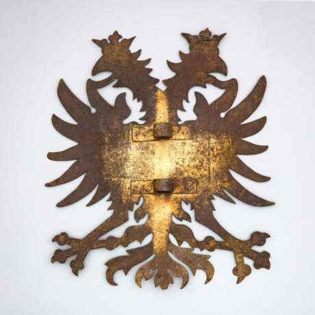 Schild eines bekrönten Doppeladler, wohl 18.Jahrhundert - Foto 2