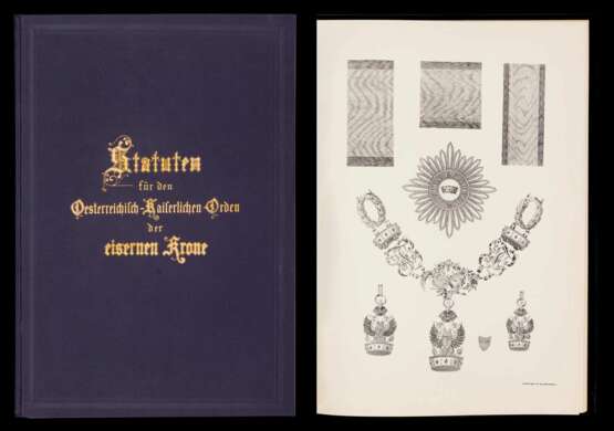 Statuten für den Öst.-Kaiserlichen Orden der Eisernen Krone - Foto 1