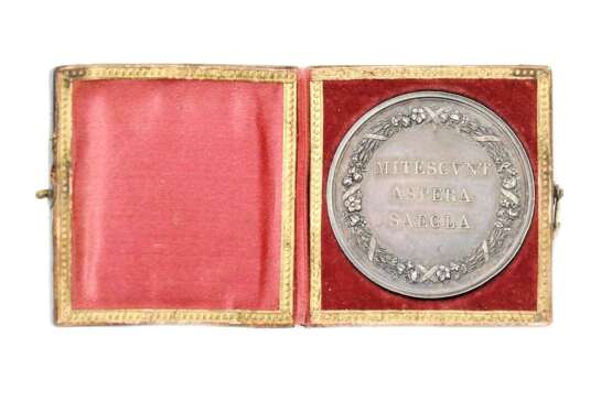 Sachsen-Weimar, Silberne Preismedaille 1816 im Originaletui - Foto 1