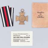 Ehrenkreuz für Kriegs-Teilnehmer im Verleihungstütchen - Foto 1