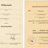Ritterkreuz des Eisernen Kreuzes 1939 - Urkundengruppe Hauptmann Zimmermann - Foto 2