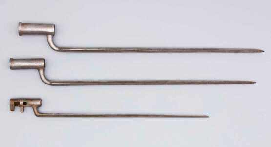 Konvolut von 3 Tüllenbajonetten 18./19. Jahrhundert - Foto 2