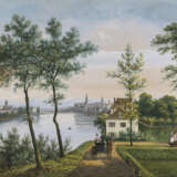 Hendrik Johannes Knip. Blick über den Rhein auf Basel - photo 1