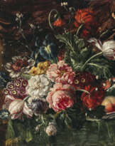 Unbekannt 19. Jh. Stillleben mit Blumen und Früchten